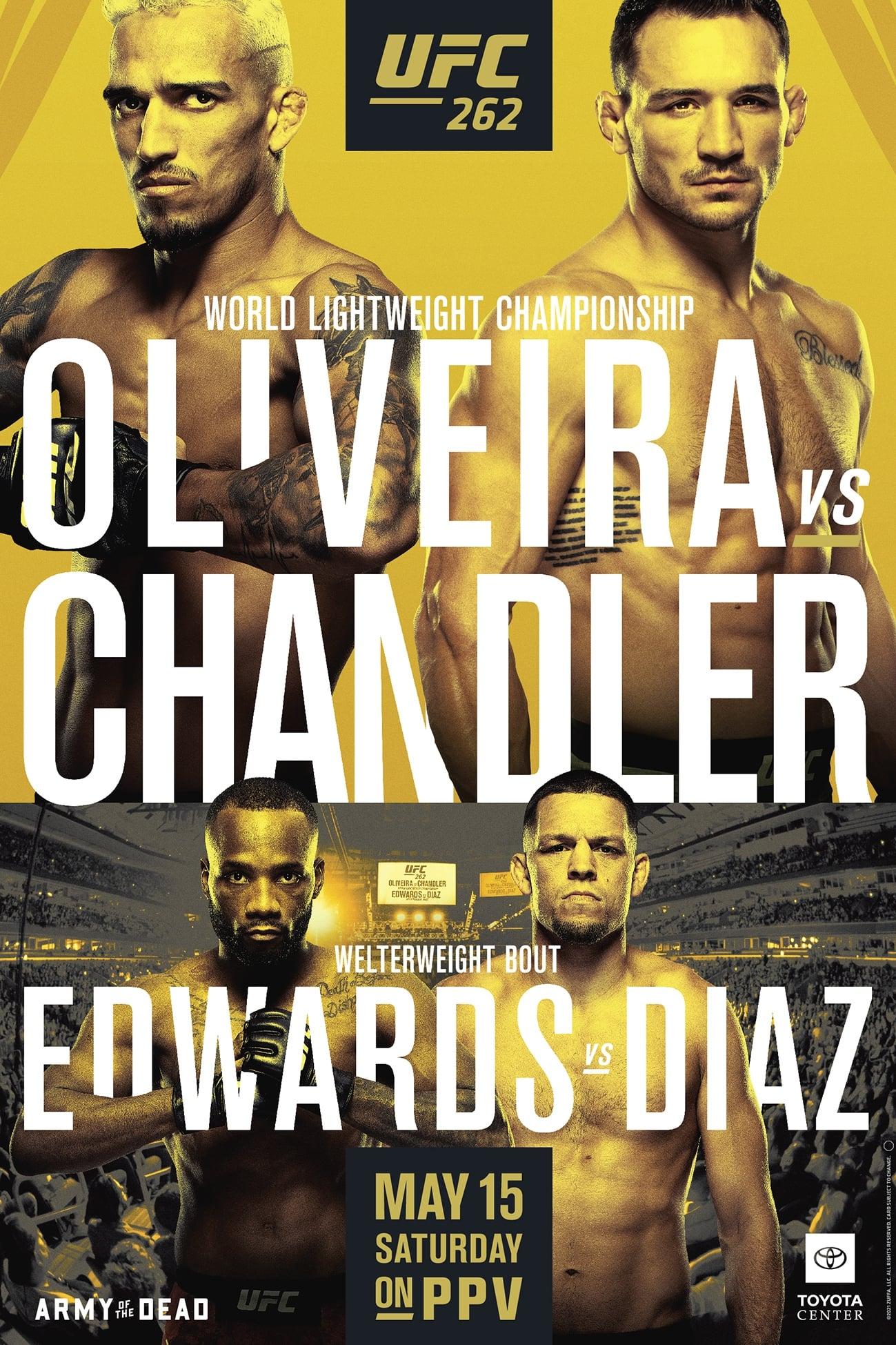 UFC 262: Oliveira vs. Chandler poster