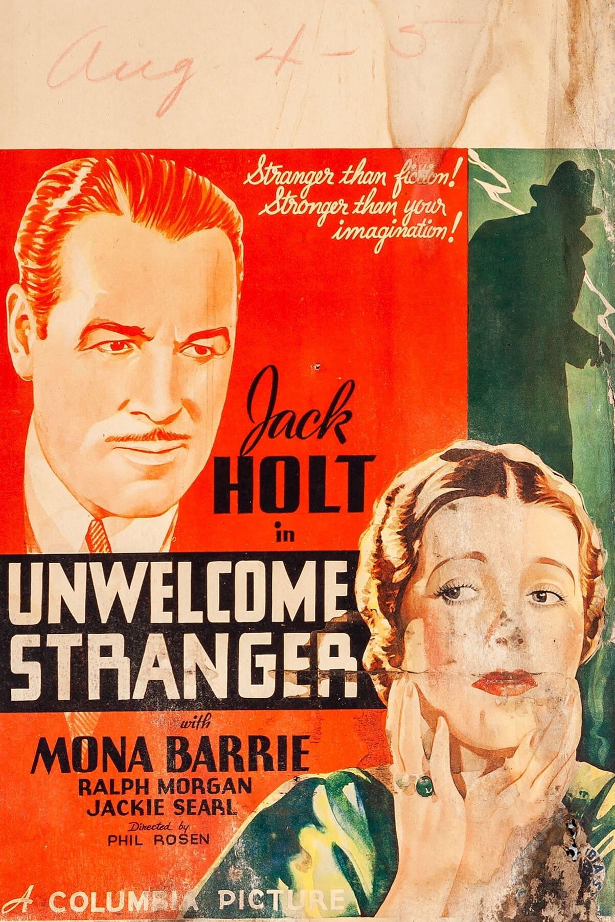 Unwelcome Stranger poster