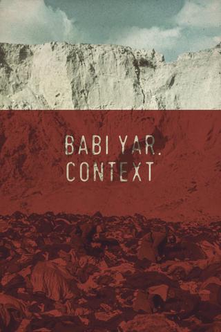 Babi Yar. Context poster