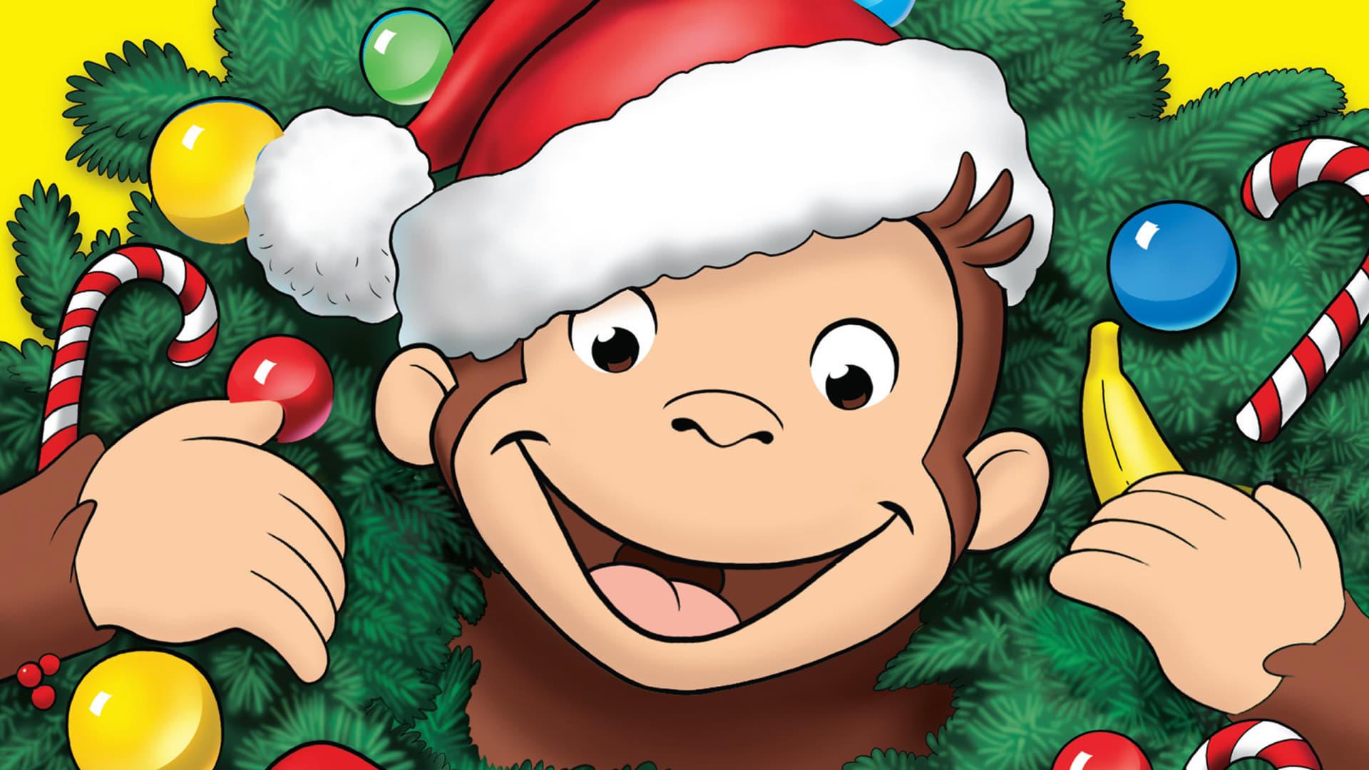 Curious George: A Very Monkey Christmas backdrop
