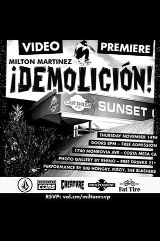 Volcom - Milton Martinez's ¡DEMOLICIÓN! poster