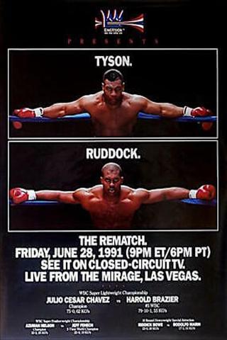 Mike Tyson vs Donovan Razor Ruddock II poster