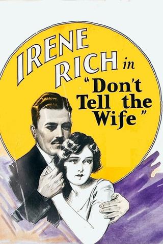Don't Tell the Wife poster