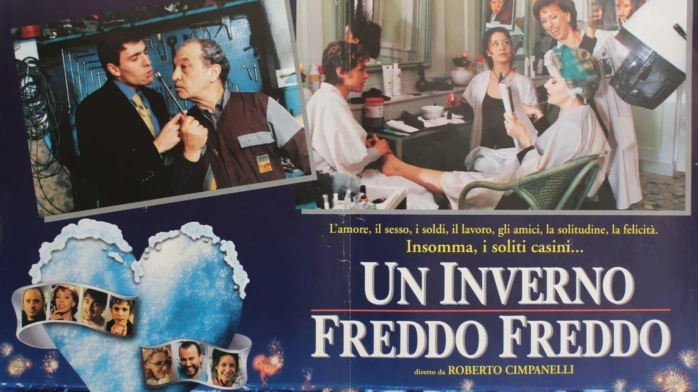 Un inverno freddo freddo backdrop