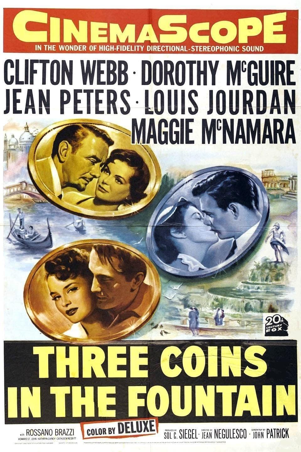 Three Coins in the Fountain poster