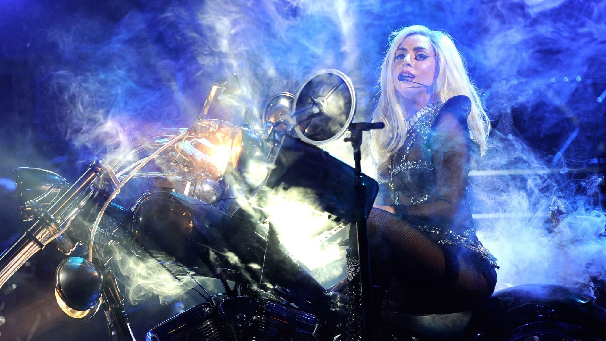 Lady Gaga - iHeartRadio Music Festival 2011 backdrop