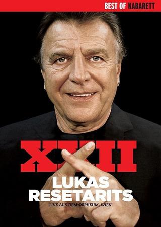 Lukas Resetarits - XXII poster