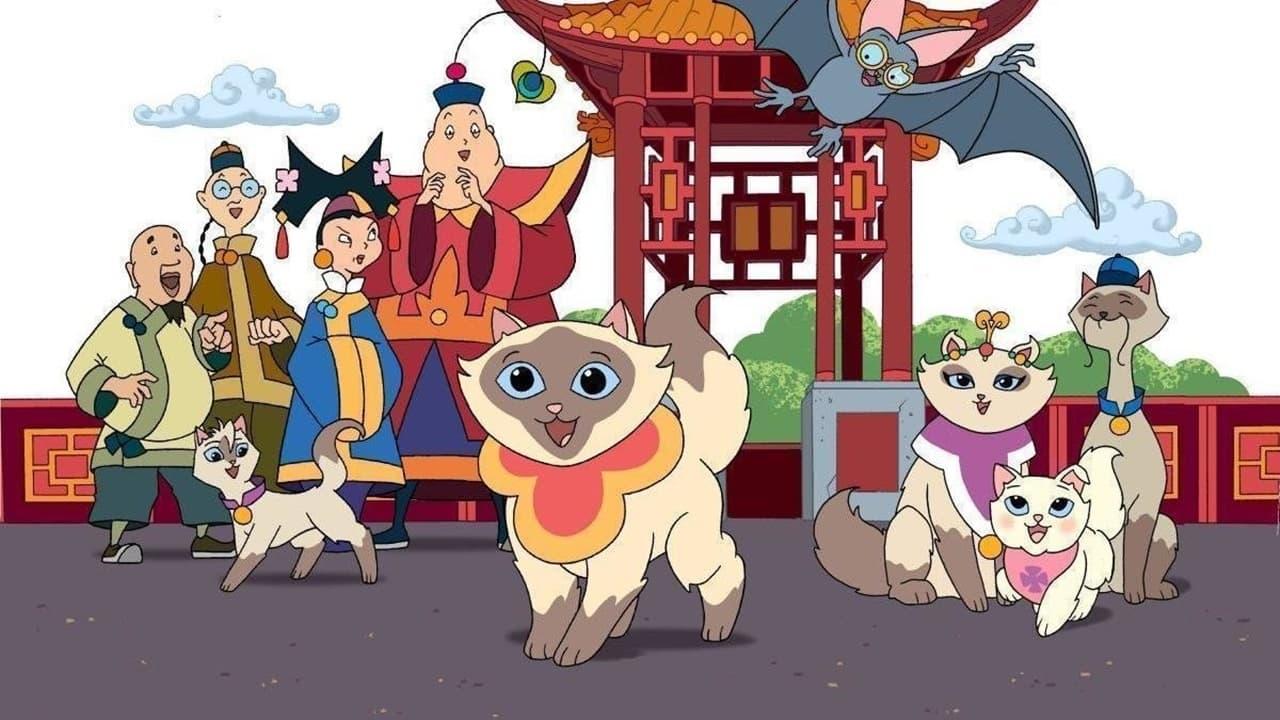 Sagwa The Chinese Siamese Cat backdrop