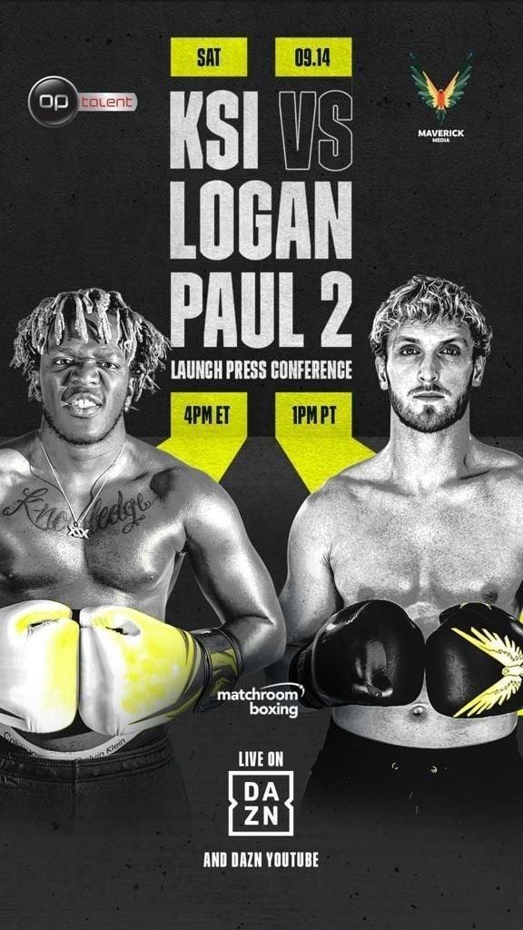 KSI vs. Logan Paul 2 poster
