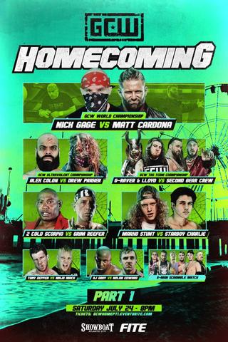 GCW Homecoming Part I poster