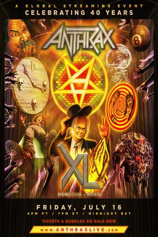 Anthrax: 40th Anniversary Livestream poster