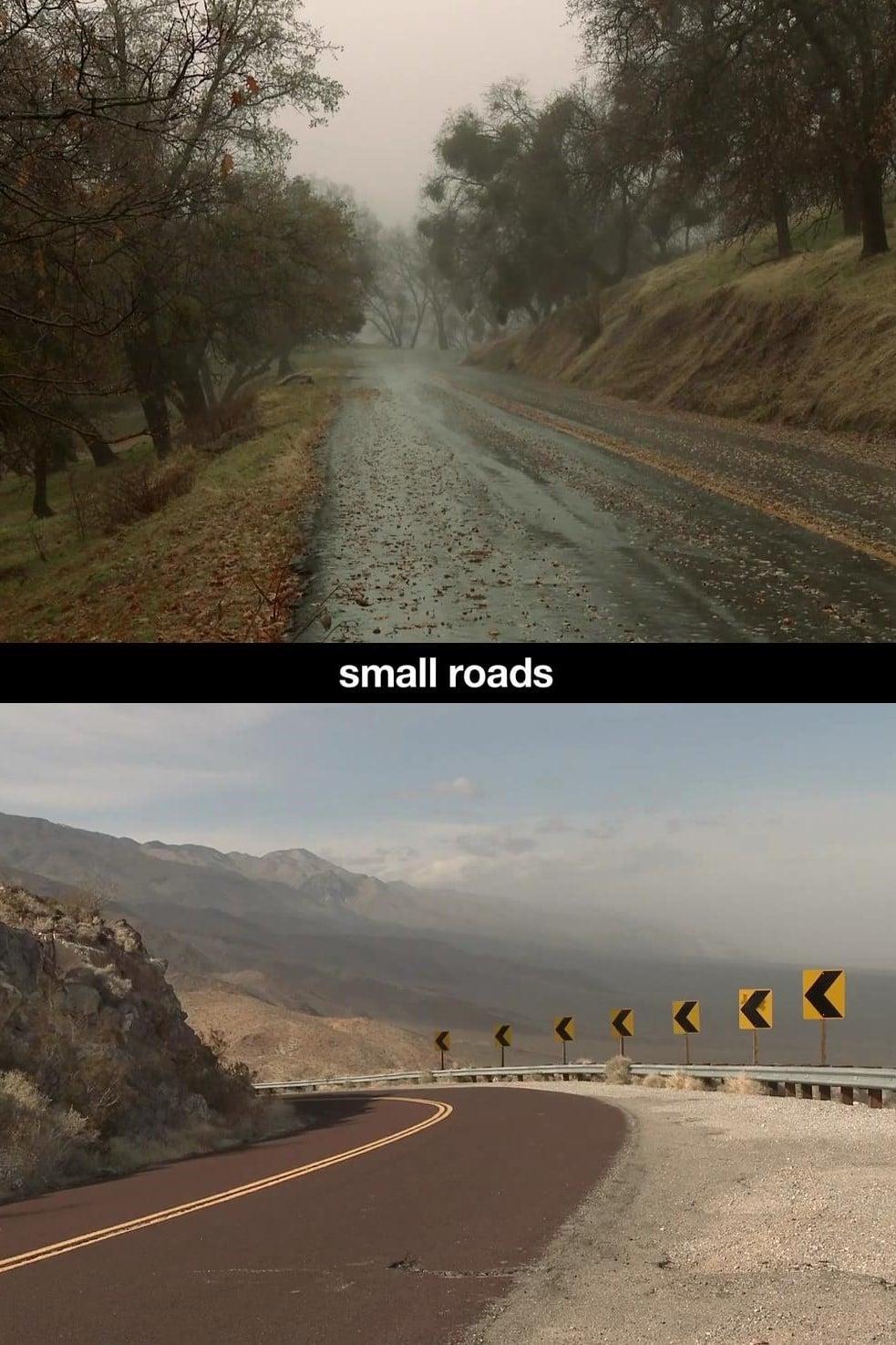 Small Roads poster