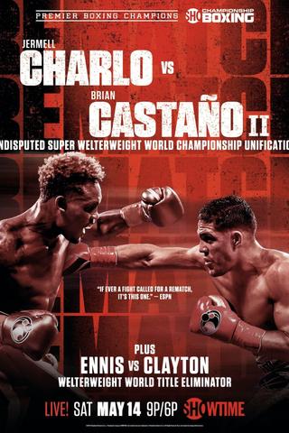 Jermell Charlo vs. Brian Castaño II poster