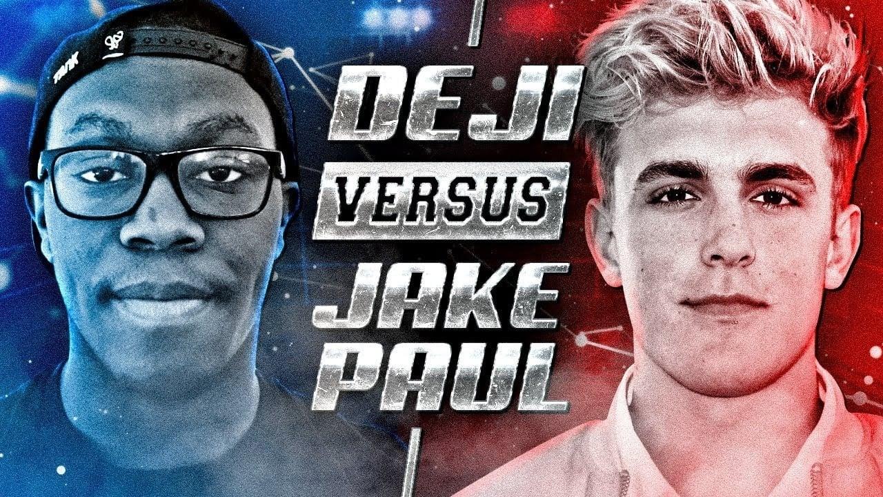 Jake Paul vs. Deji backdrop