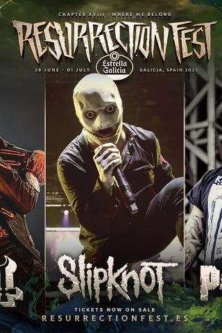 Slipknot - Live at Resurrection Fest EG 2023 poster