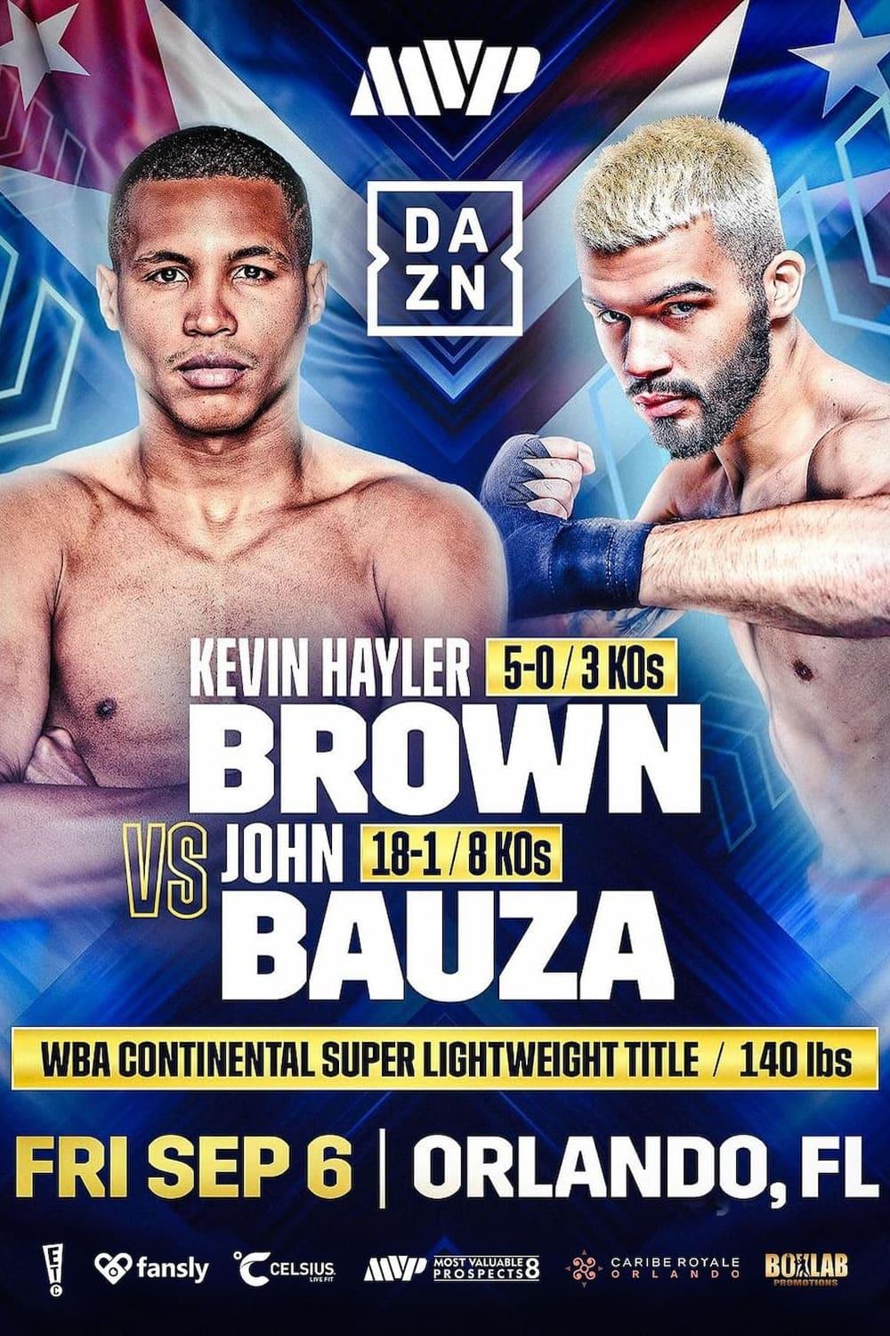 Kevin Hayler Brown vs. John Bauza poster