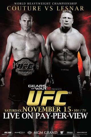UFC 91: Couture vs. Lesnar poster