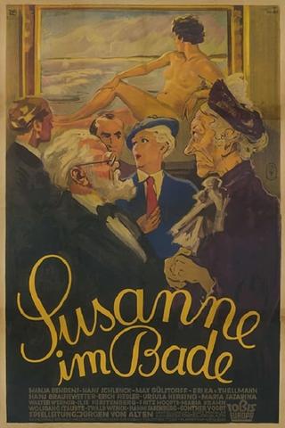Susanne im Bade poster