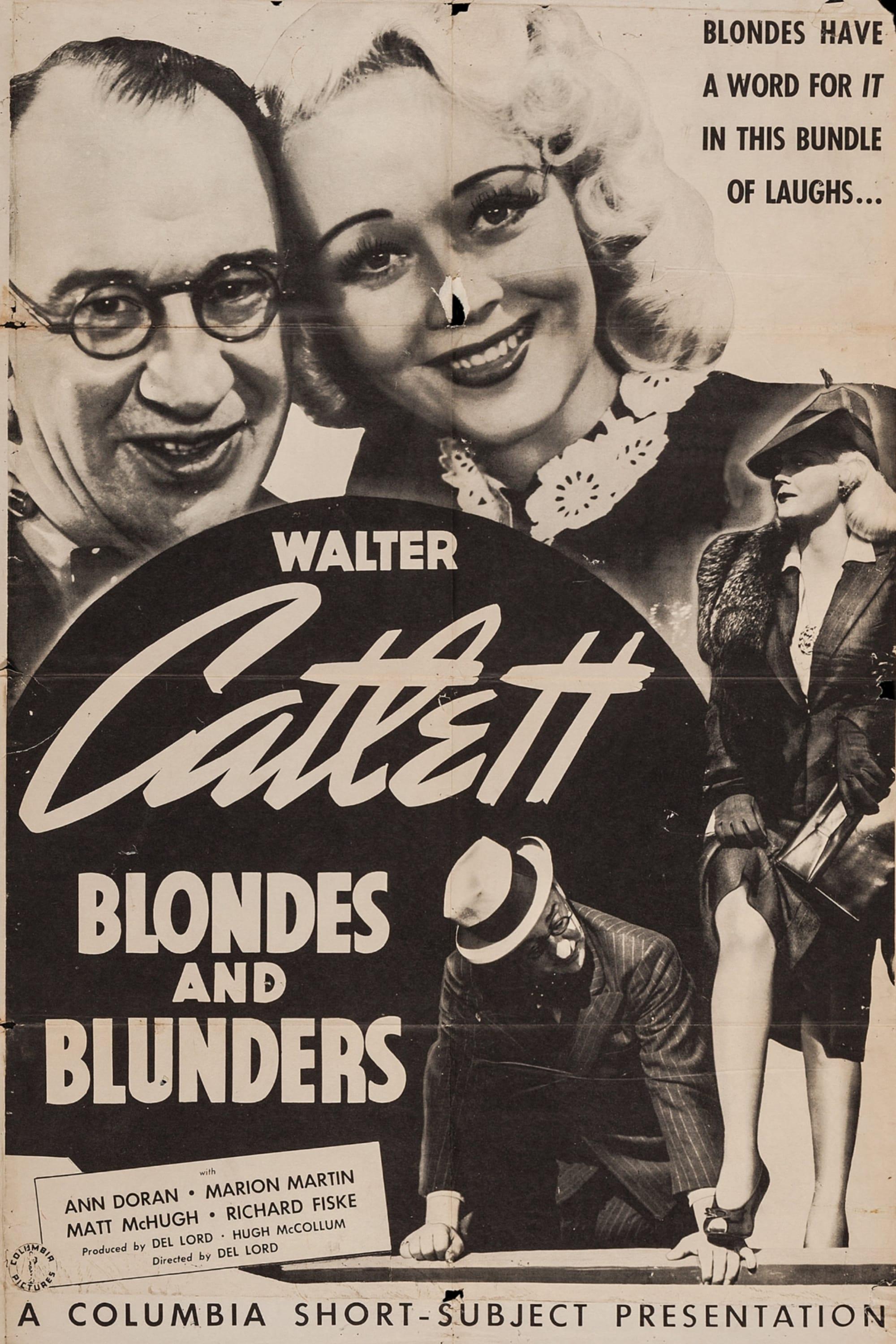Blondes and Blunders poster