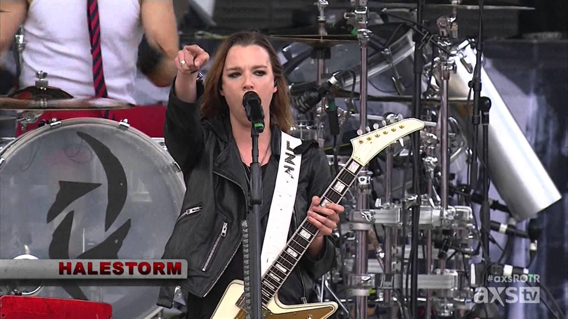 Halestorm - Rock on the Range Festival 2015 backdrop