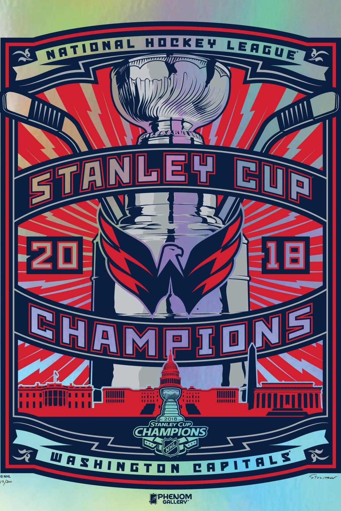 Washington Capitals 2018 Stanley Cup Champions poster