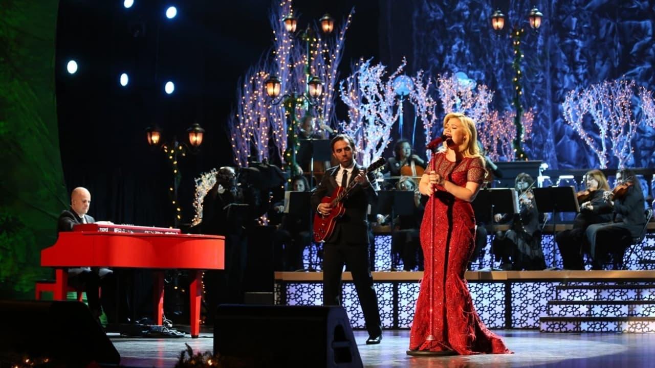 Kelly Clarkson's Cautionary Christmas Music Tale backdrop