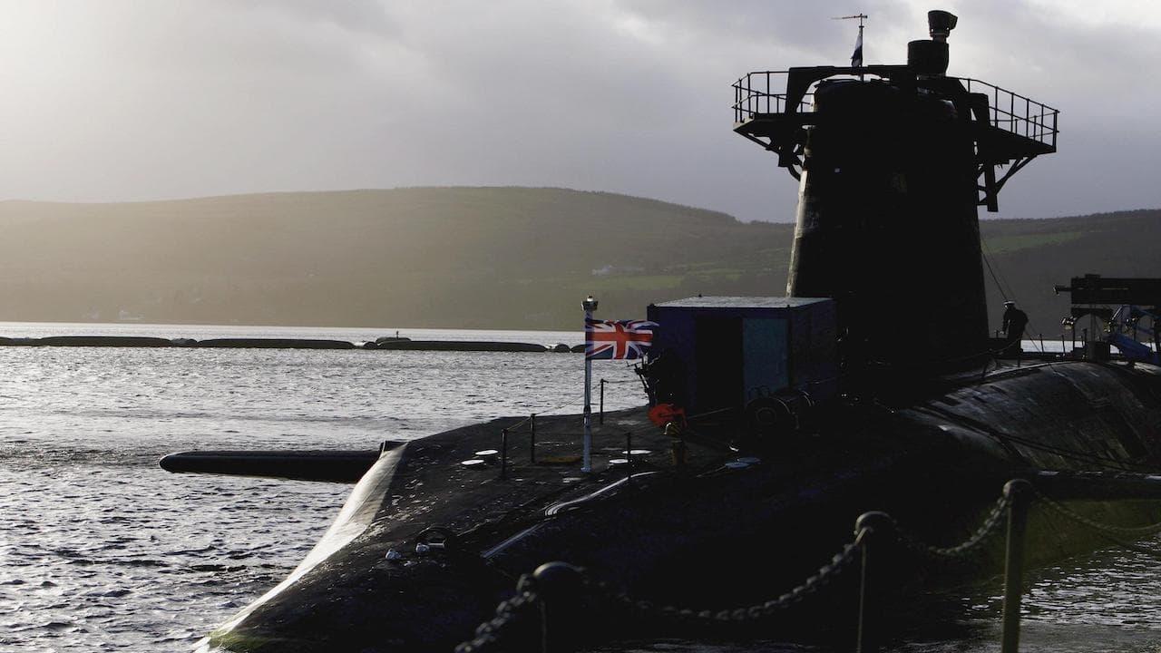 On Board Britain's Nuclear Submarine Trident backdrop