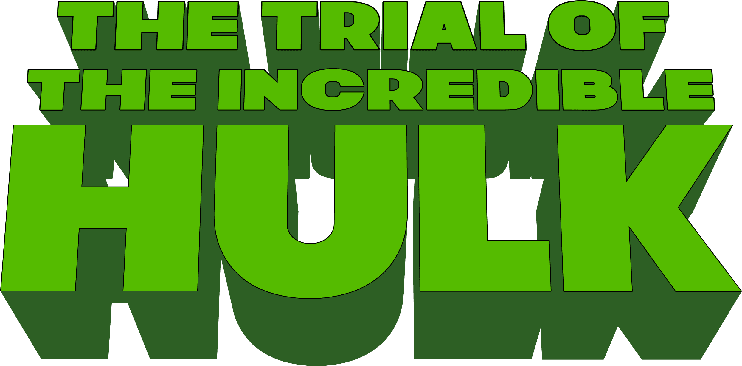 The Trial of the Incredible Hulk logo