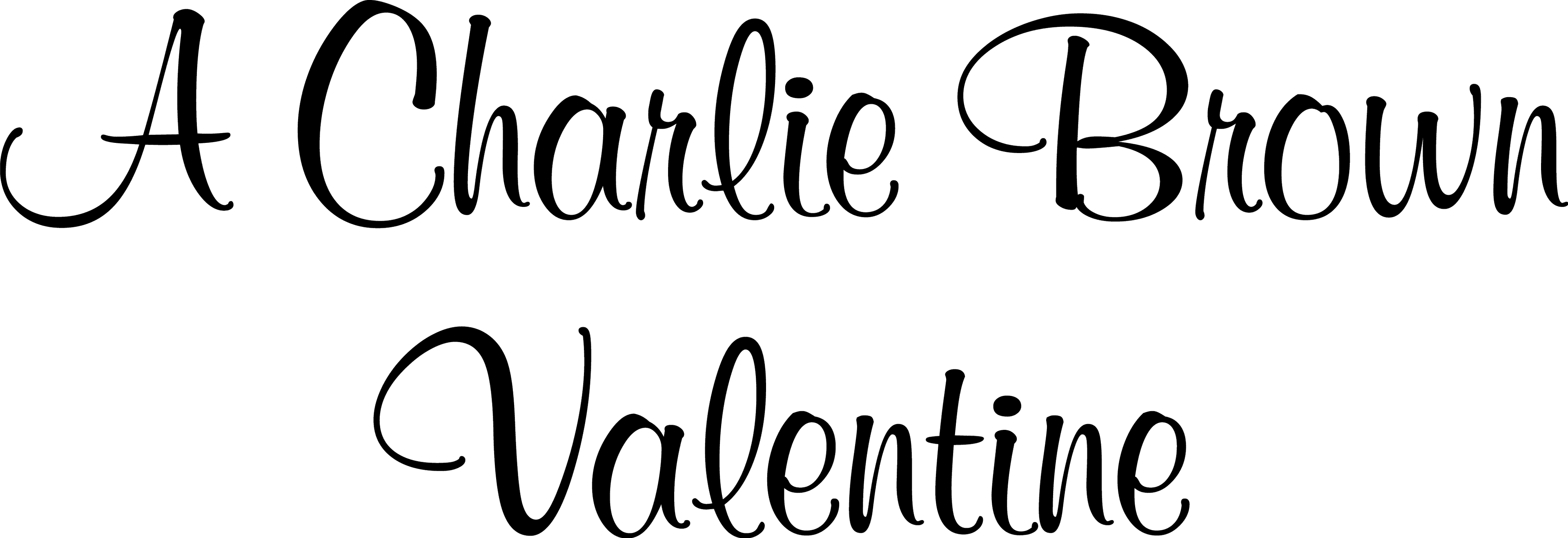 A Charlie Brown Valentine logo
