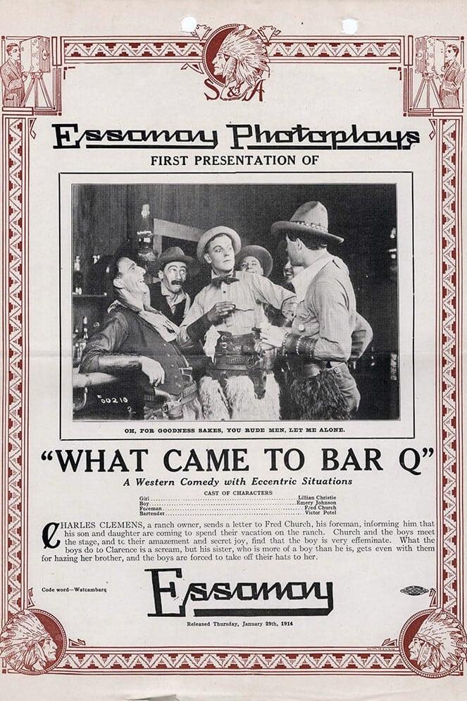 What Came to Bar Q poster