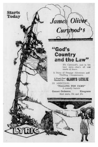 God's Country and the Law poster