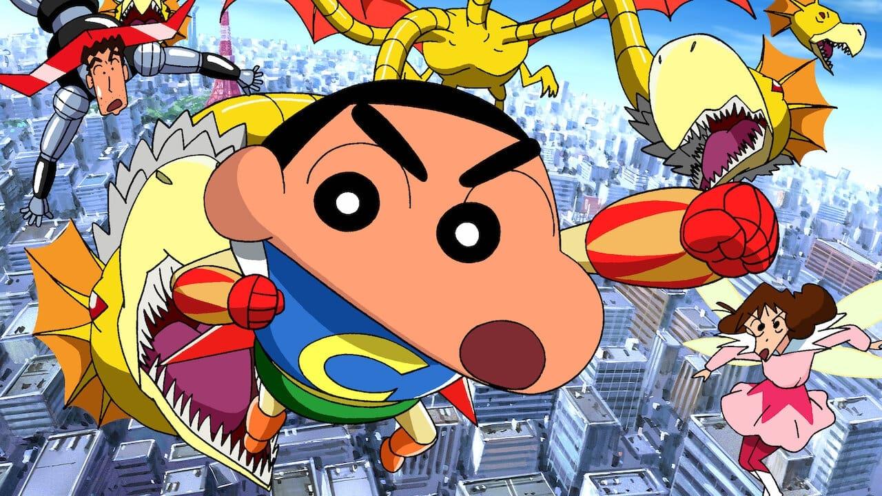 Crayon Shin-chan: The Legend Called Buri Buri 3 Minutes Charge backdrop