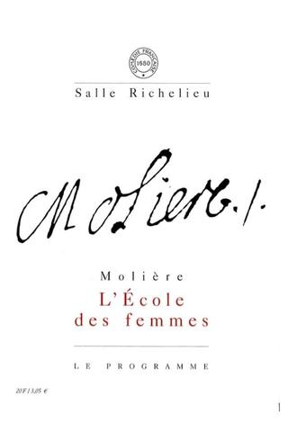 L'école des femmes poster