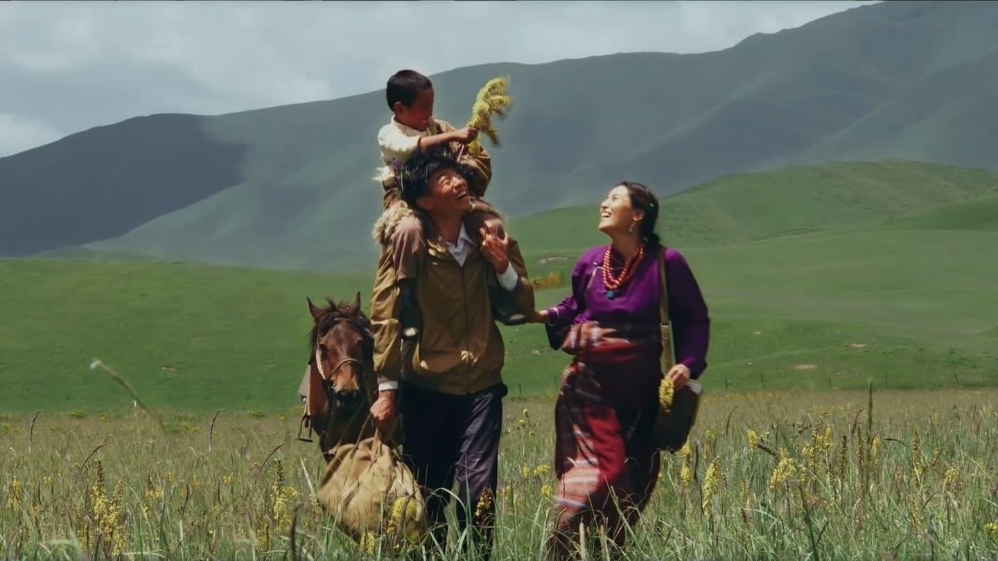 A Blossom of Love in Gannan backdrop