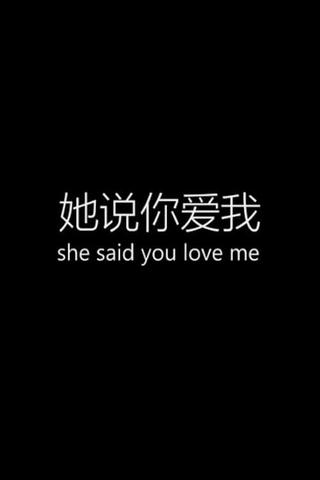 She Said You Love Me poster