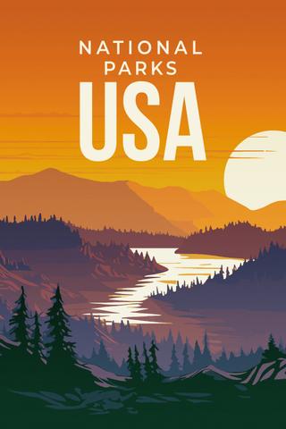 National Parks: USA poster