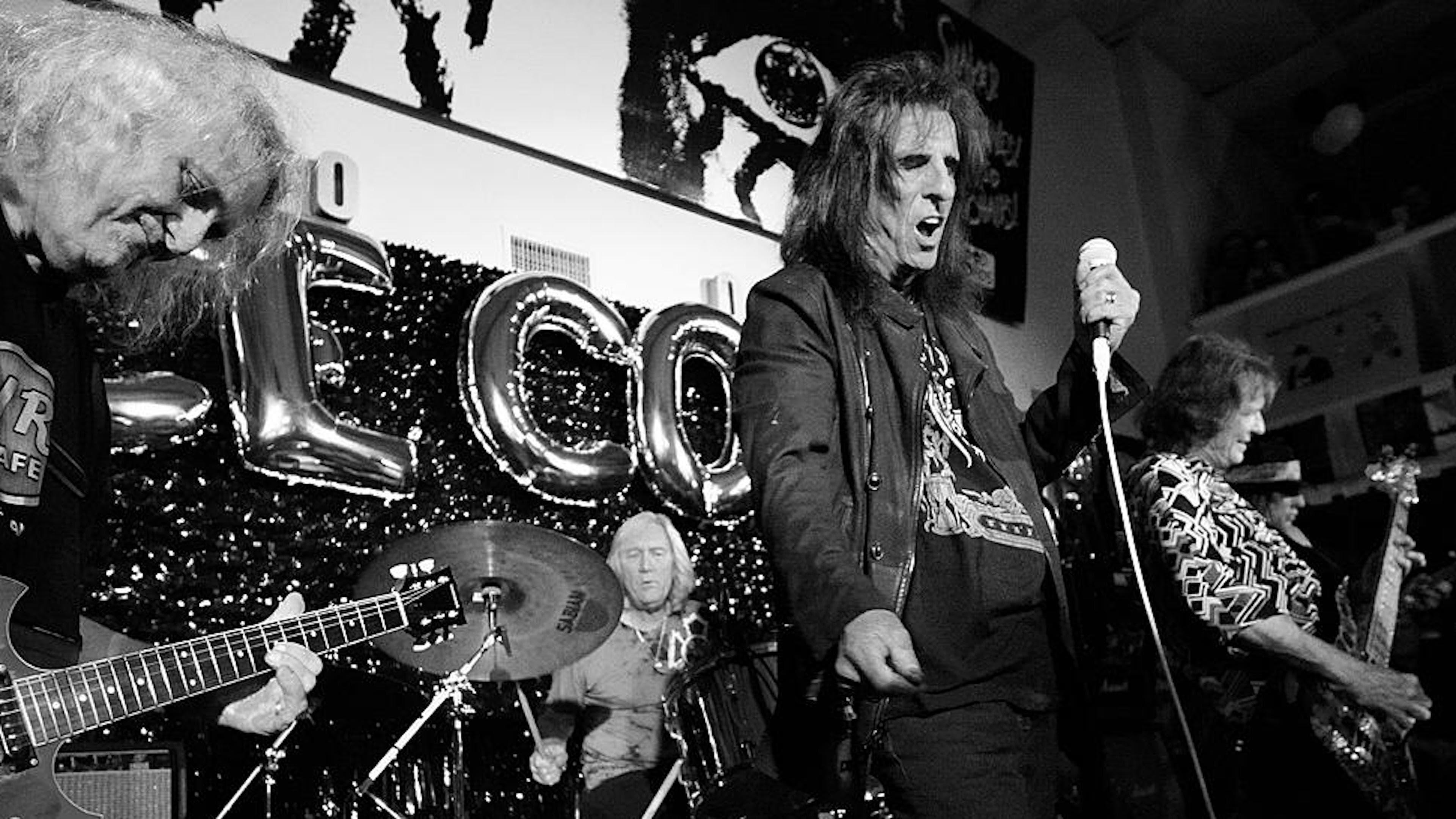 Alice Cooper: Live from the Astroturf backdrop