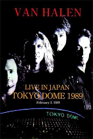 Van Halen : Live In Japan Tokyo Dome 1989 poster