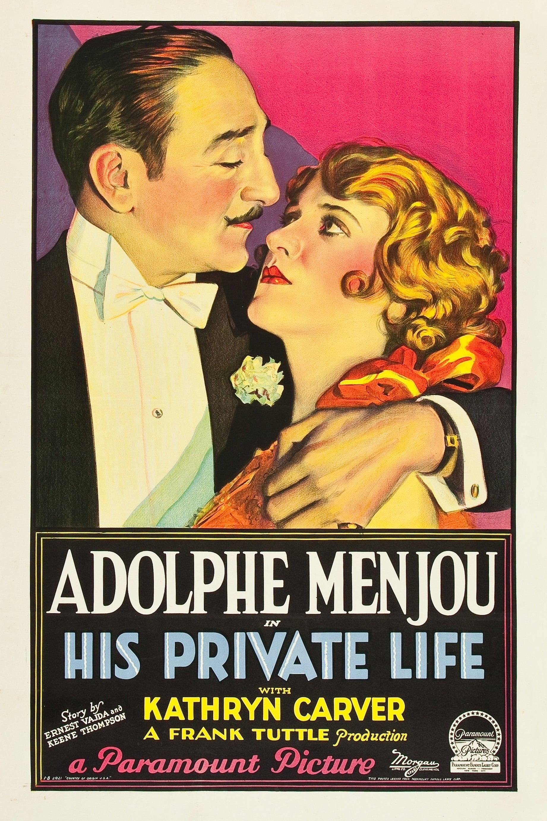His Private Life poster