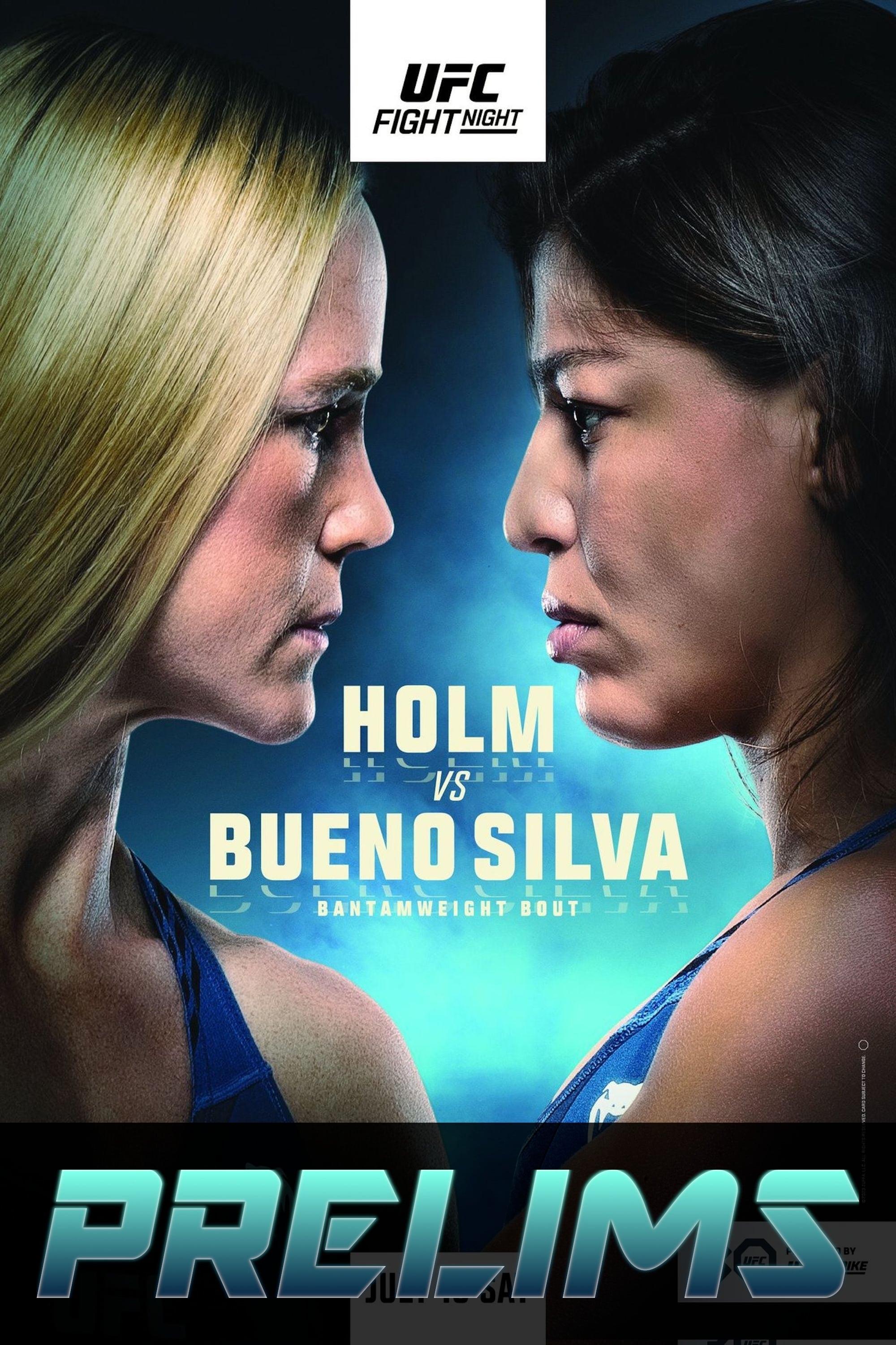 UFC on ESPN 49: Holm vs. Bueno Silva poster