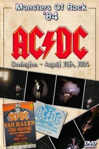 AC/DC: Donington Park 18 August 1984 poster