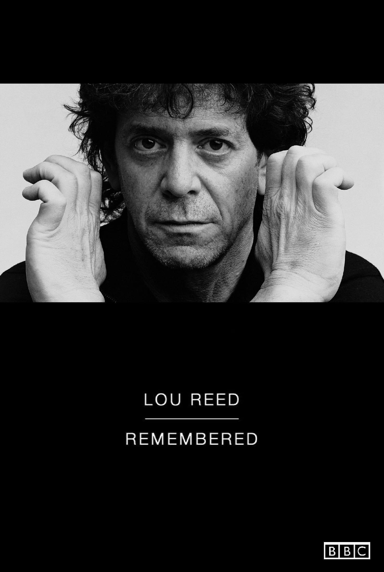 Lou Reed - Remembered poster