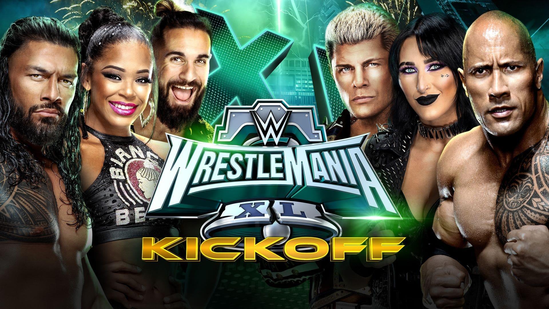 WWE WrestleMania XL Kickoff Press Event backdrop
