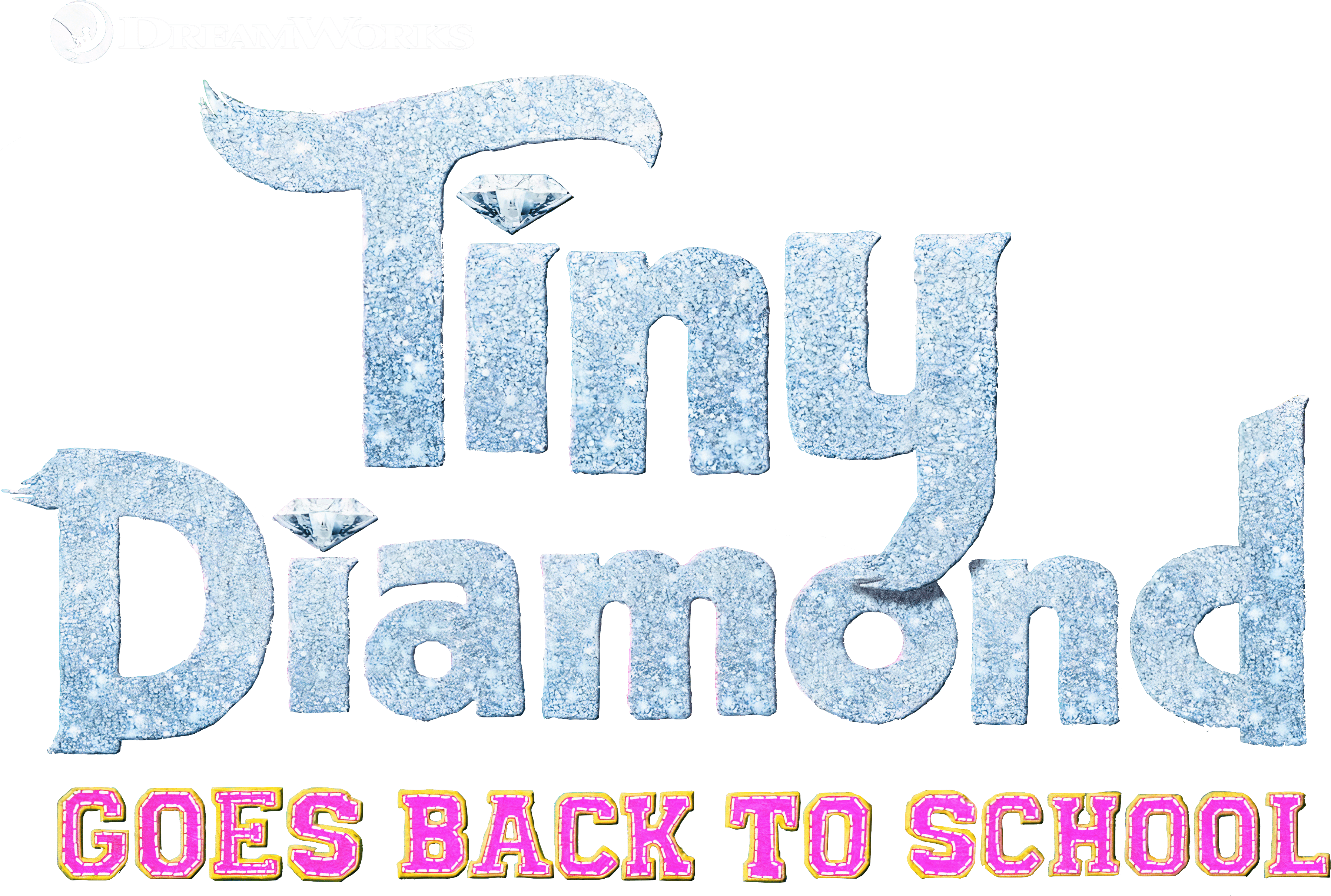 Trolls: Tiny Diamond Goes Back to School logo