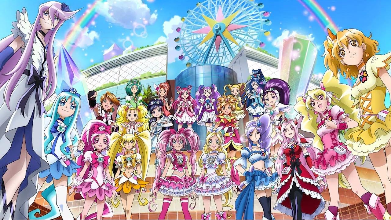 Pretty Cure All Stars DX3: Deliver the Future! The Rainbow-Colored Flower That Connects the World backdrop