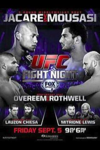 UFC Fight Night 50: Jacare vs. Mousasi poster