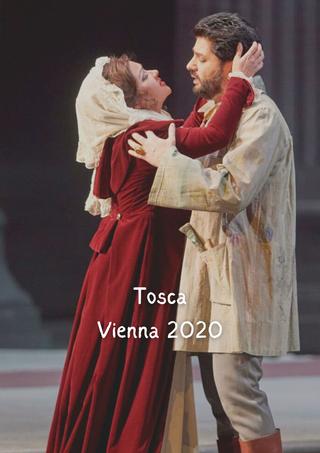 Puccini's Tosca with Anna Netrebko poster