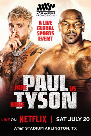 Jake Paul vs. Mike Tyson poster