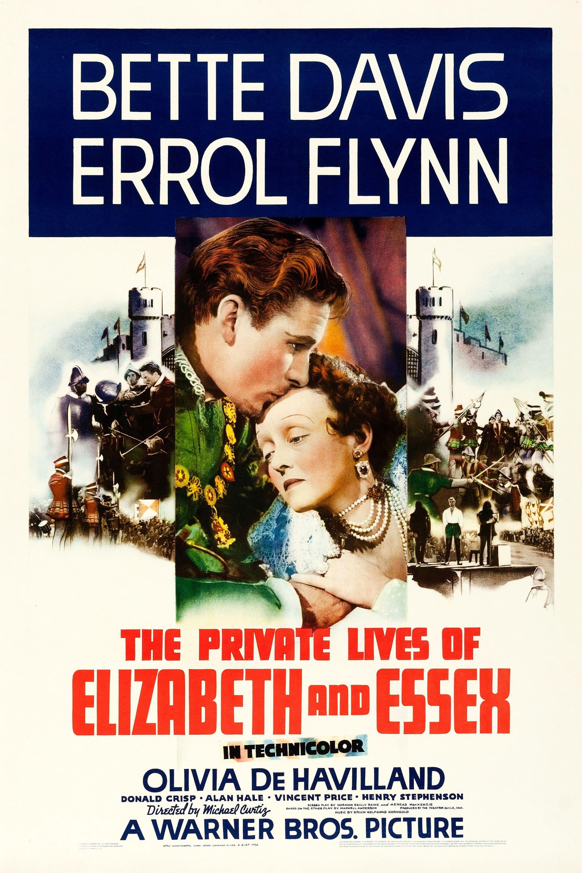The Private Lives of Elizabeth and Essex poster