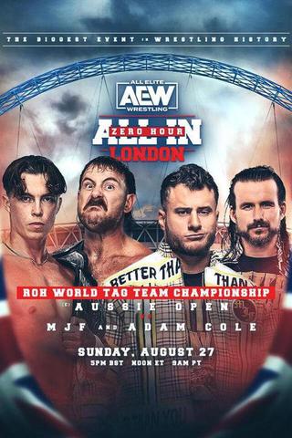 AEW All In: London - Zero Hour poster